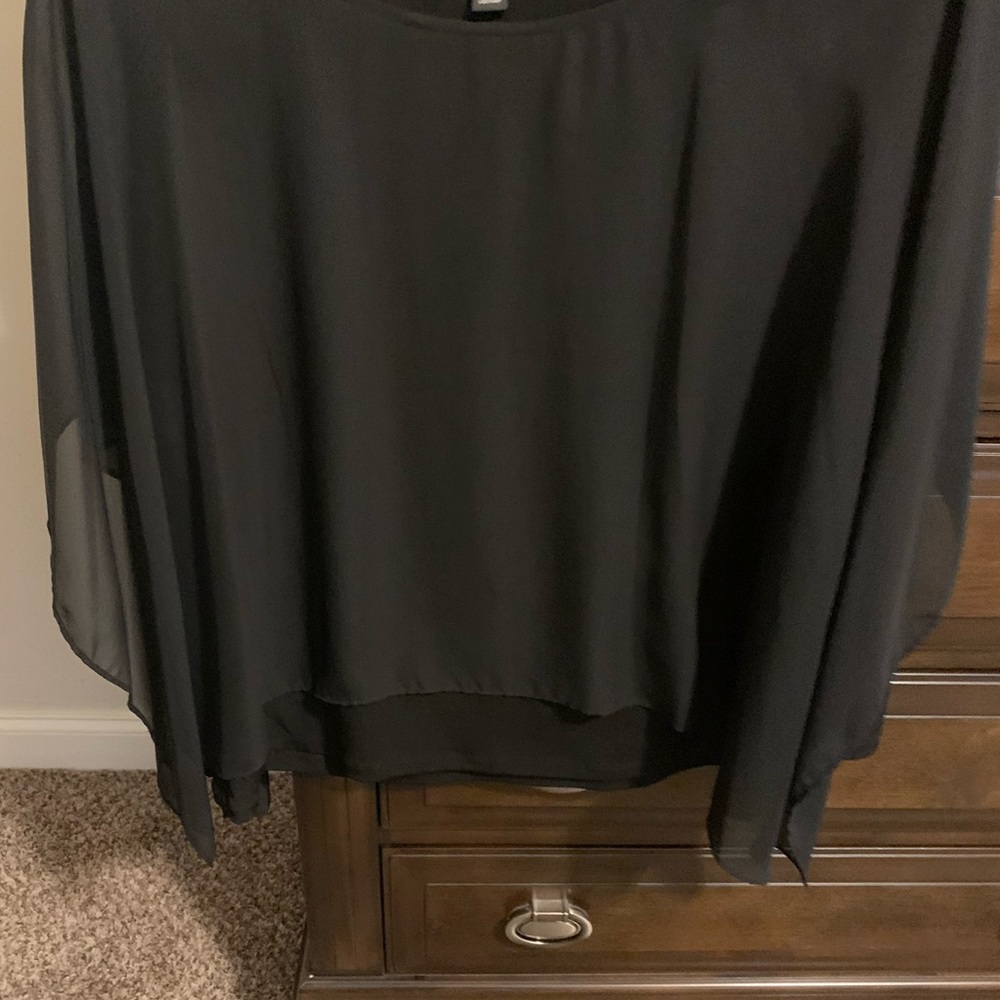 I.N. Studio black blouse. Size PXL